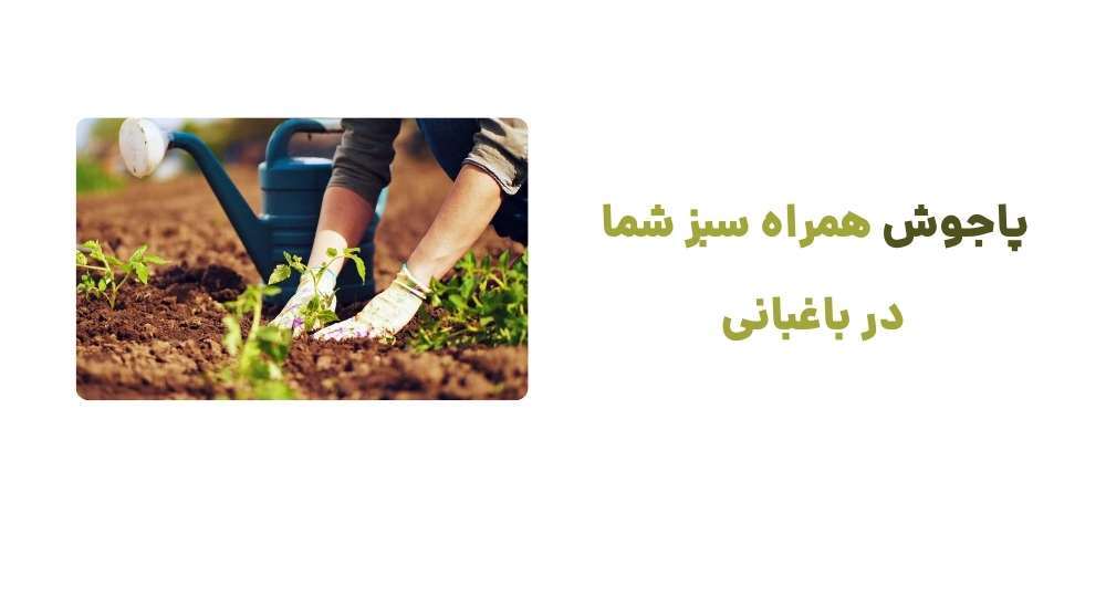 پاجوش همراه سبز شما در باغبانی