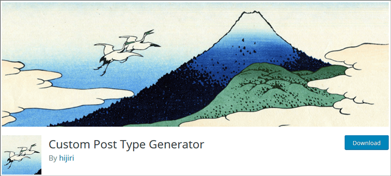 Custom Post Type Generator